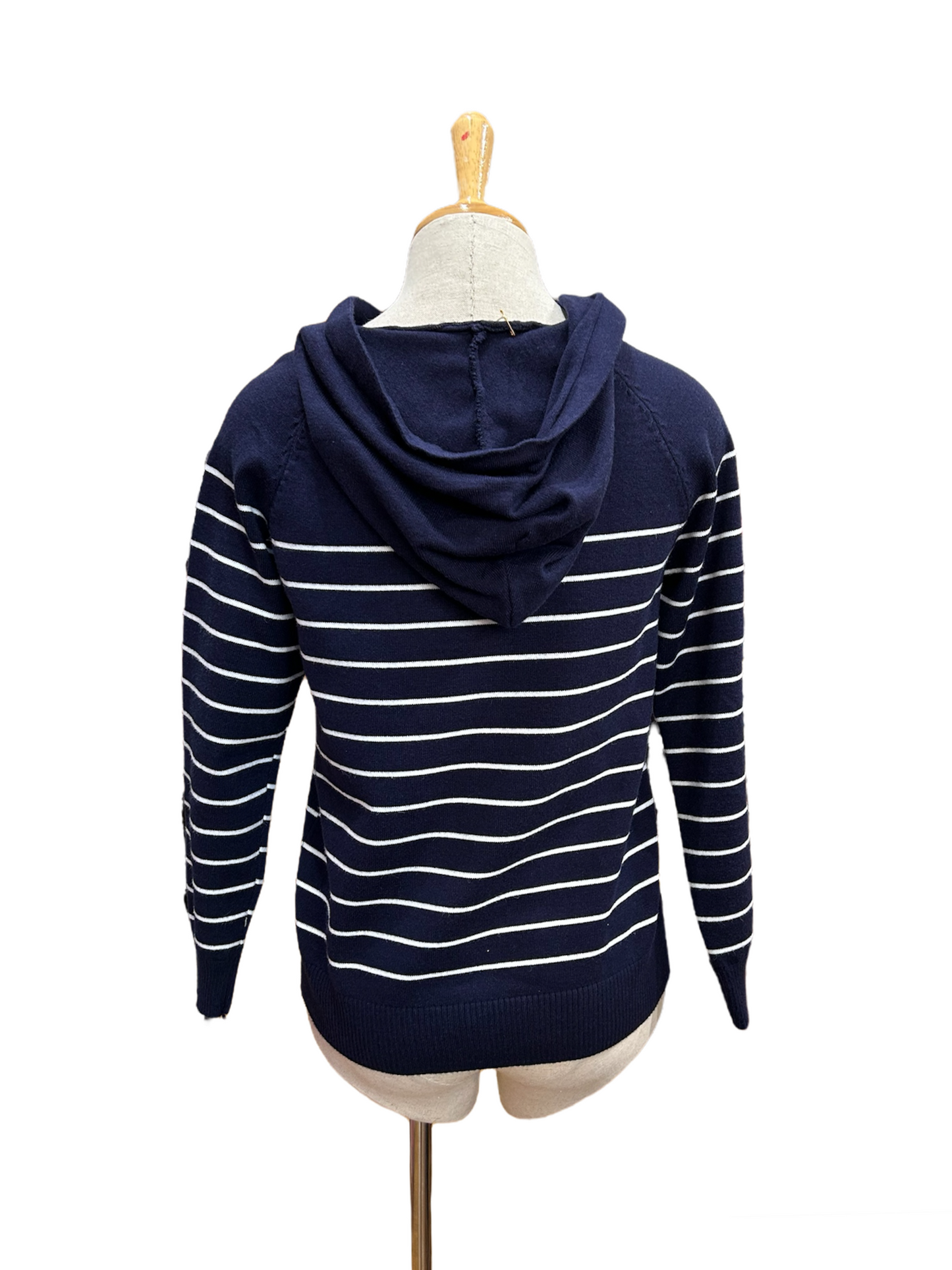 Soft Knit hooded Stripes Sweater (2 Colours Available)