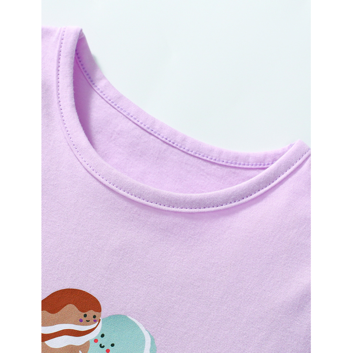 Happy Dessert Lilac Tee