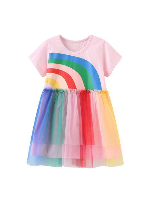 Rainbow Tutu Dress (Size 2 & 3 years old ONLY)