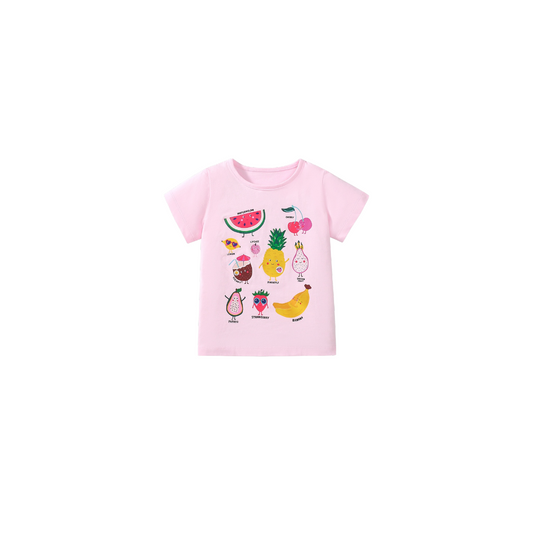 Happy Pink Fruit Tee