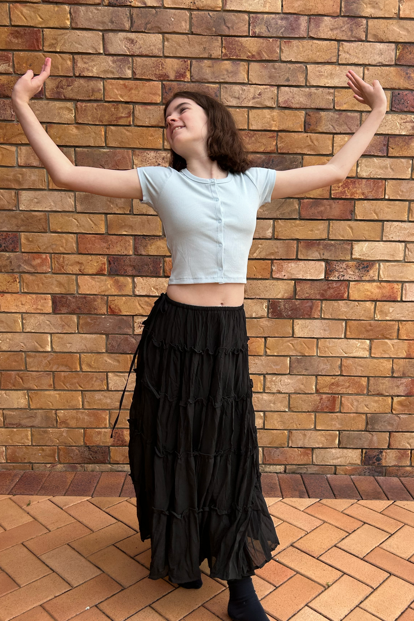 Drift Tiered Maxi Skirt