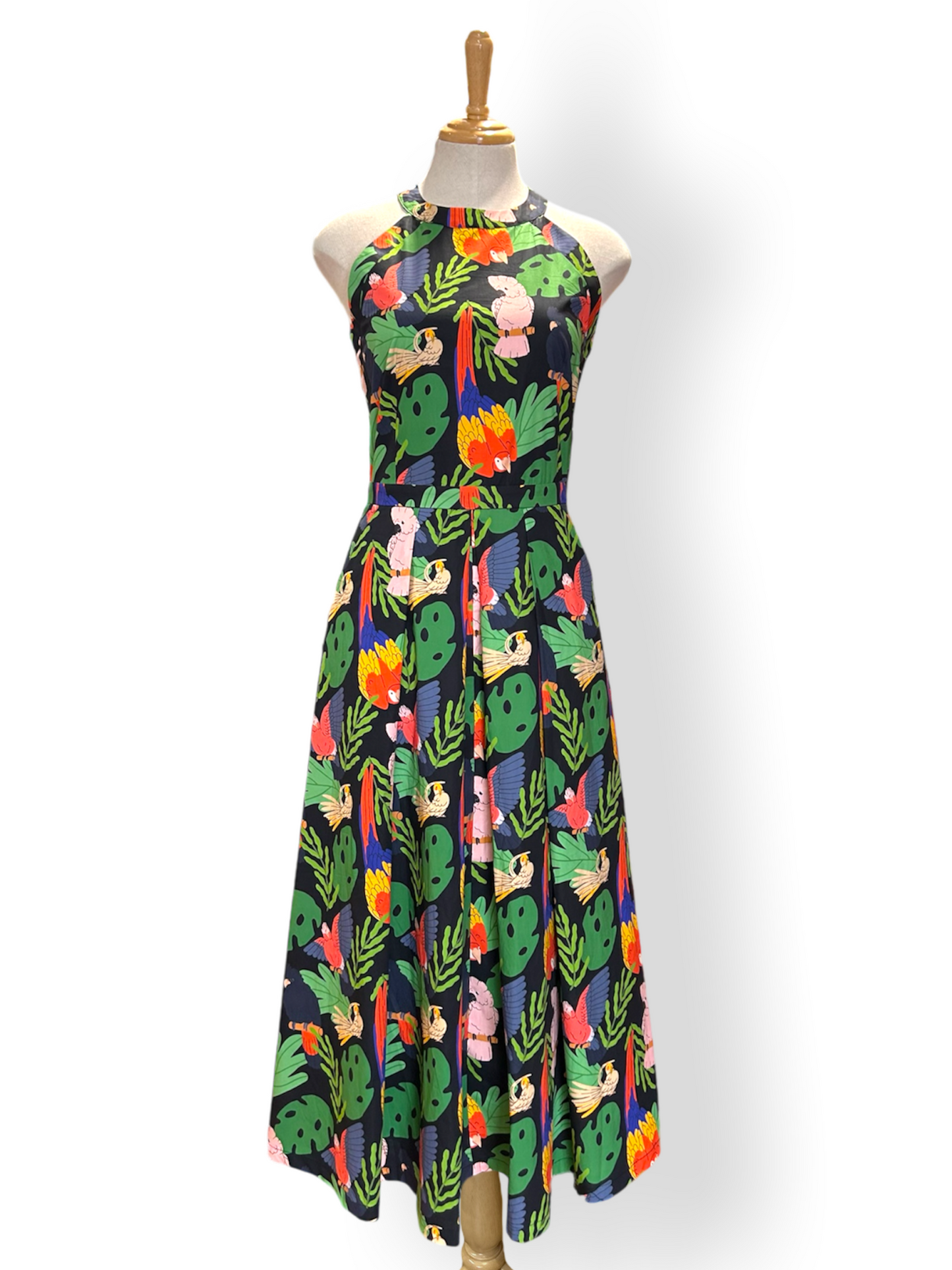 Find Me Under The Palm Dress - parrot