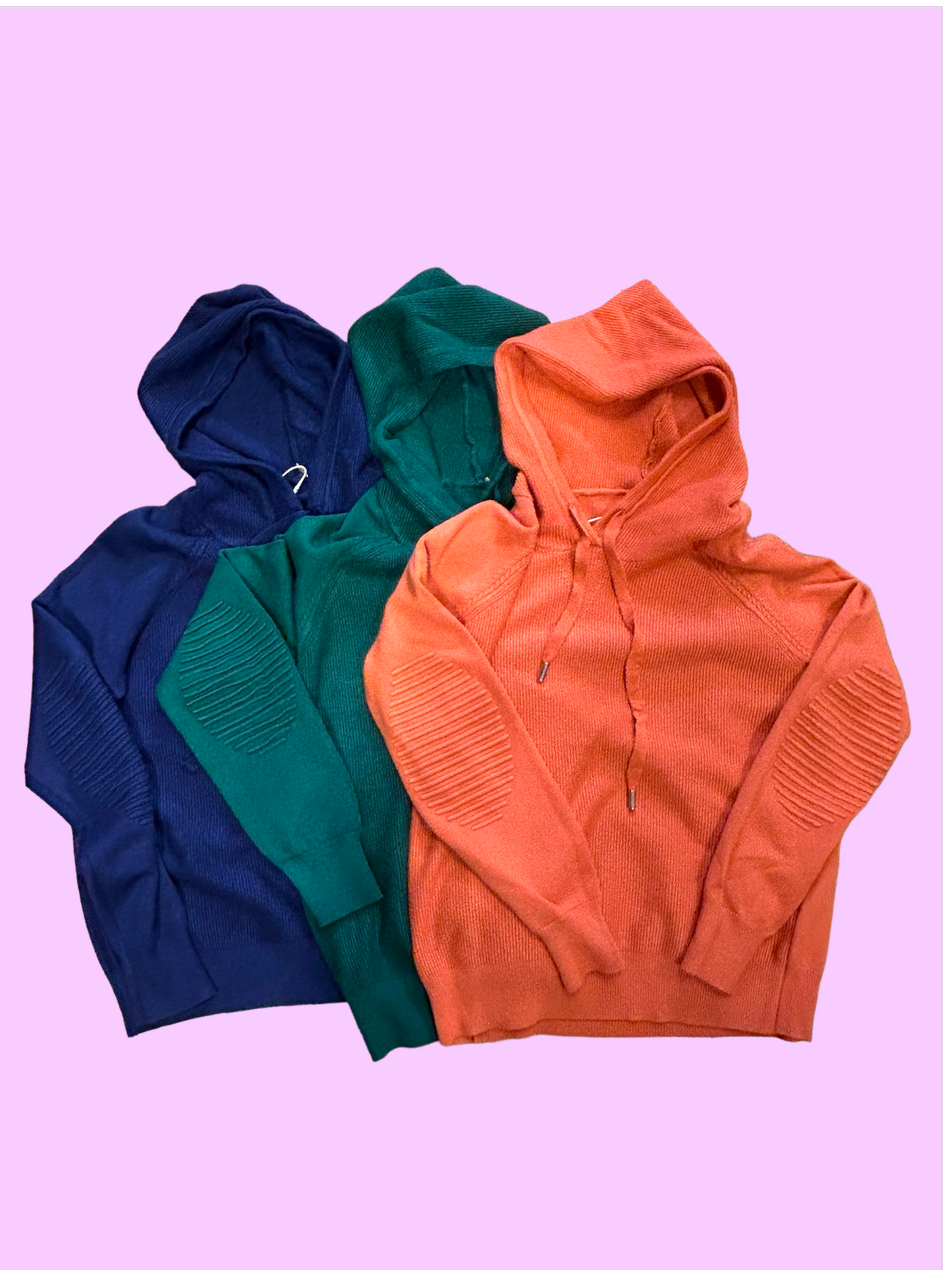 Essential Hooded Knit Sweater (3 Colours Available)