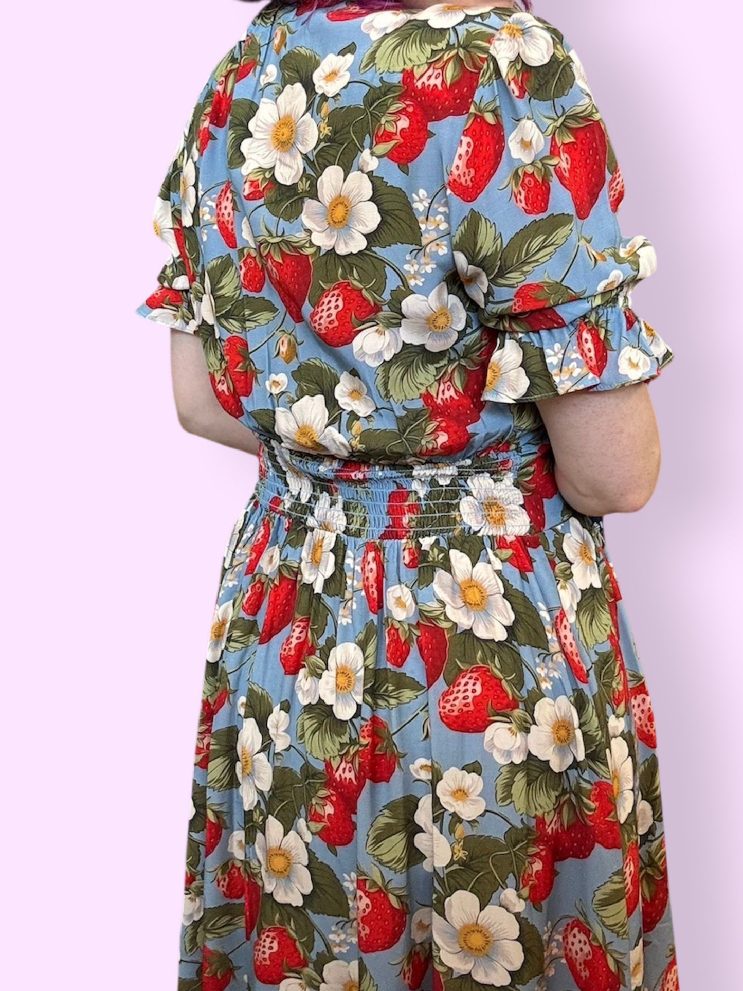 Phoebe Dress - Vintage Strawberry