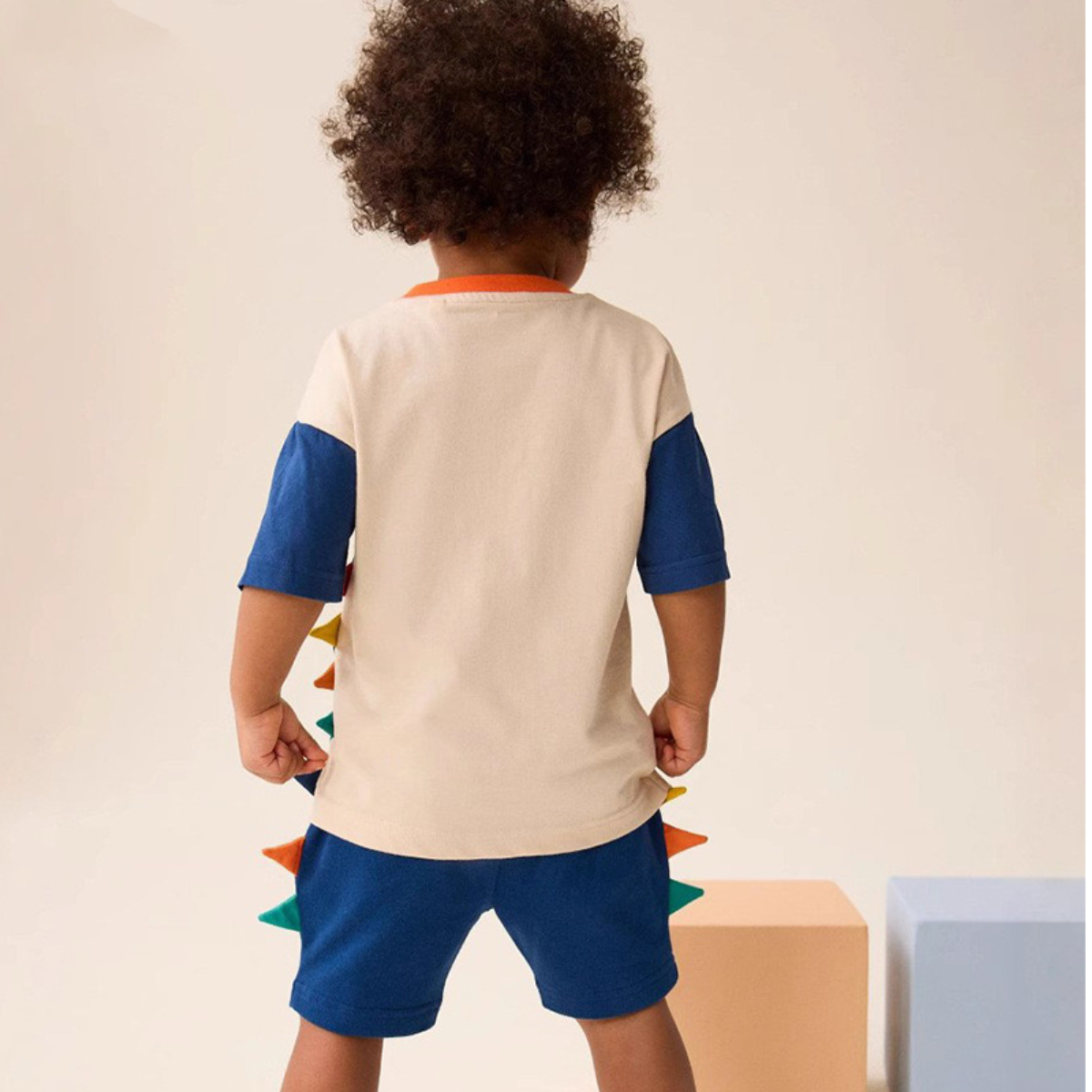 3D Crocodile Spike T-Shirt and Shorts Play Set