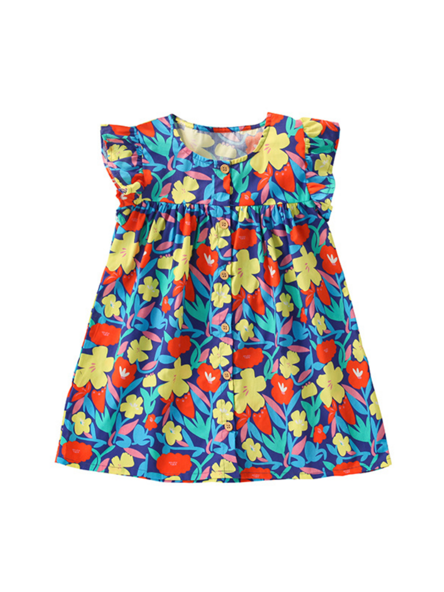 Bright Floral Dress Kids