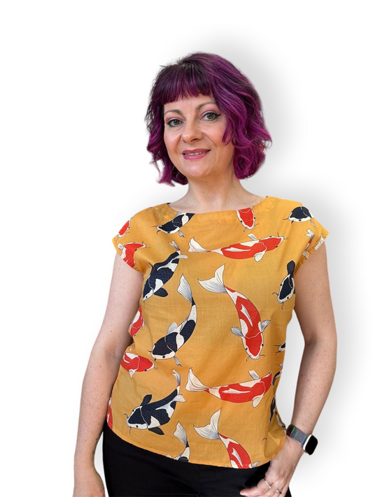 Lindsey Top - Koi Yellow