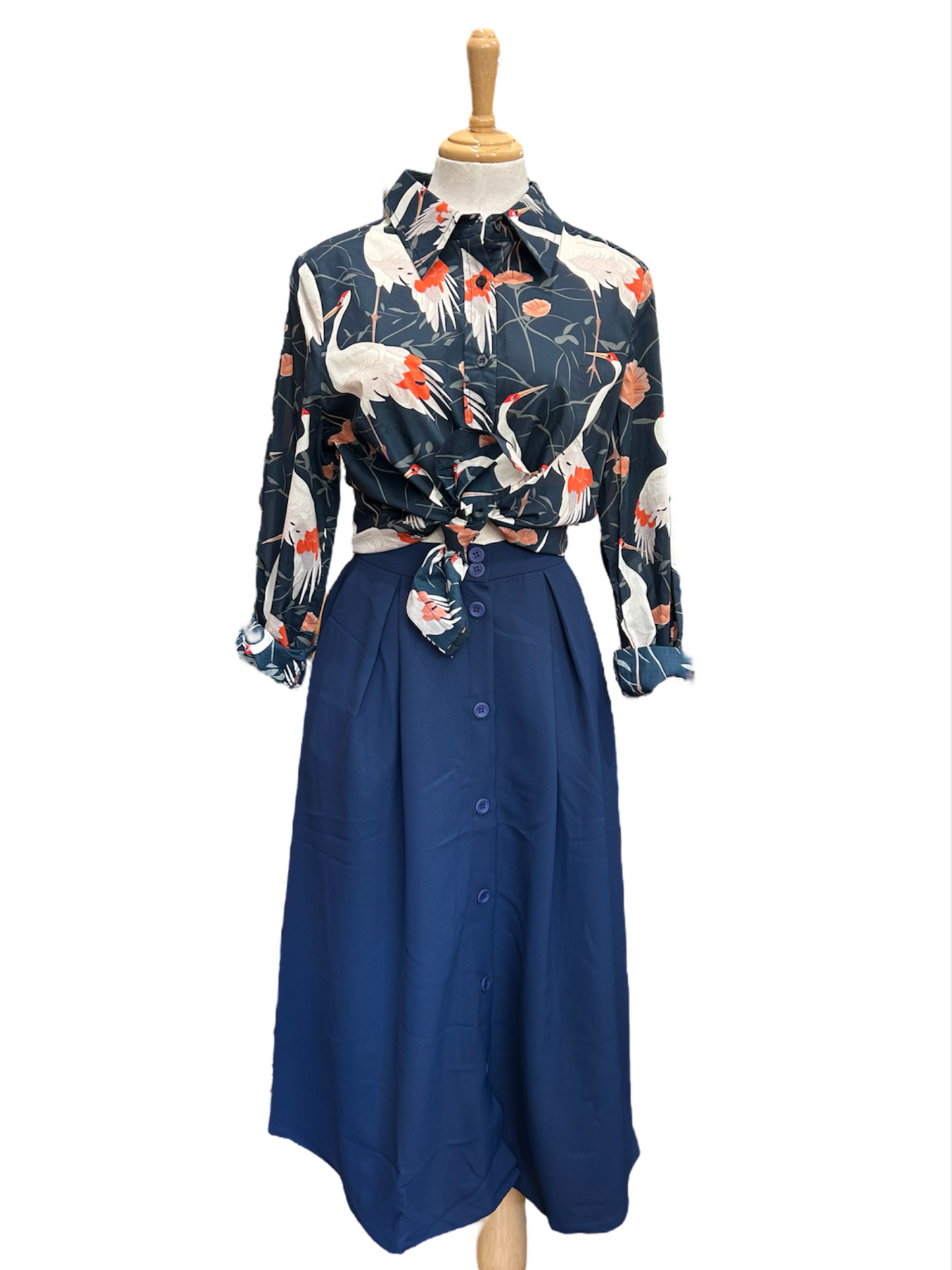 Ashley Skirt- midnight blue