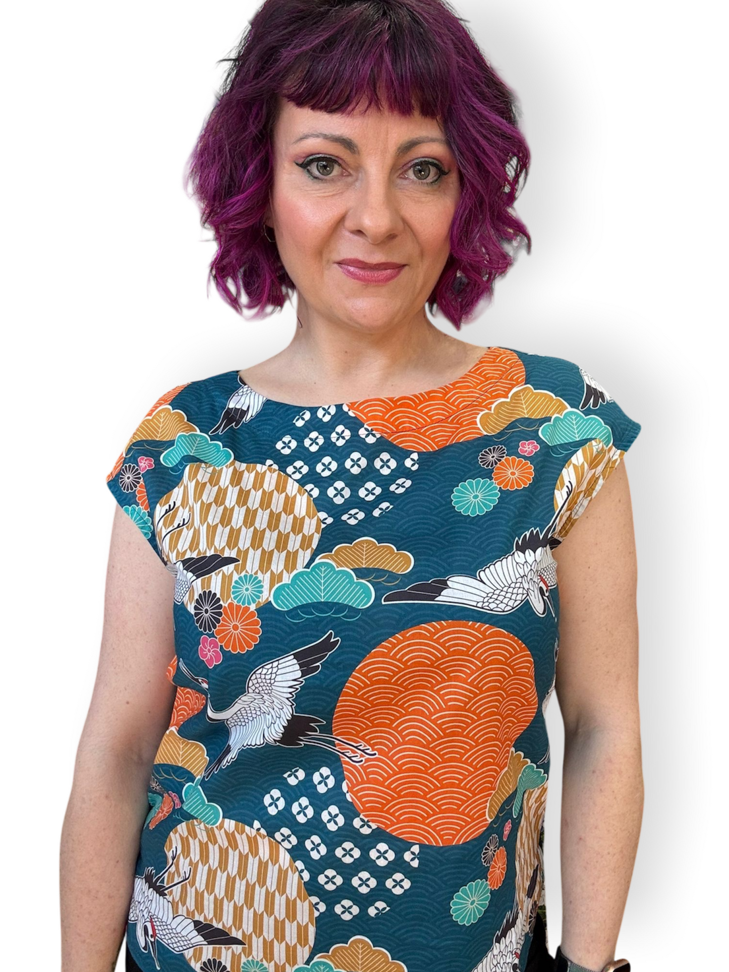 Lindsey Top - Japanese Crane