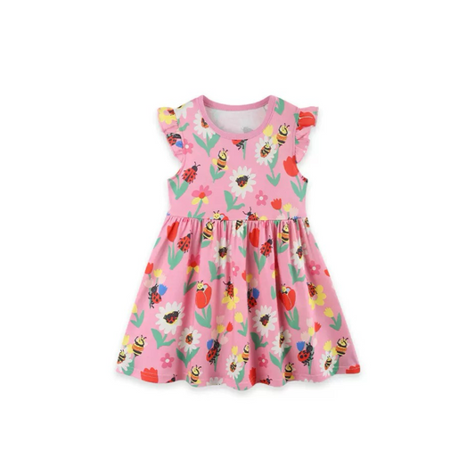 Busy Bee Flutter Dress
 (available 14th July)