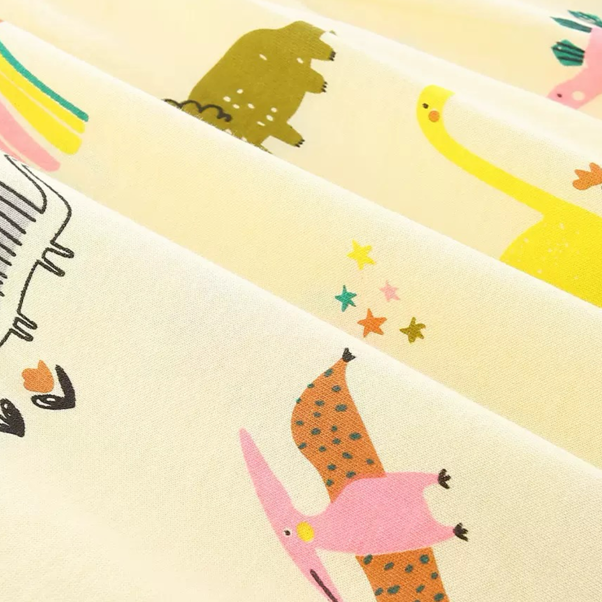 Rainbow Dino Dress (available 14th July)