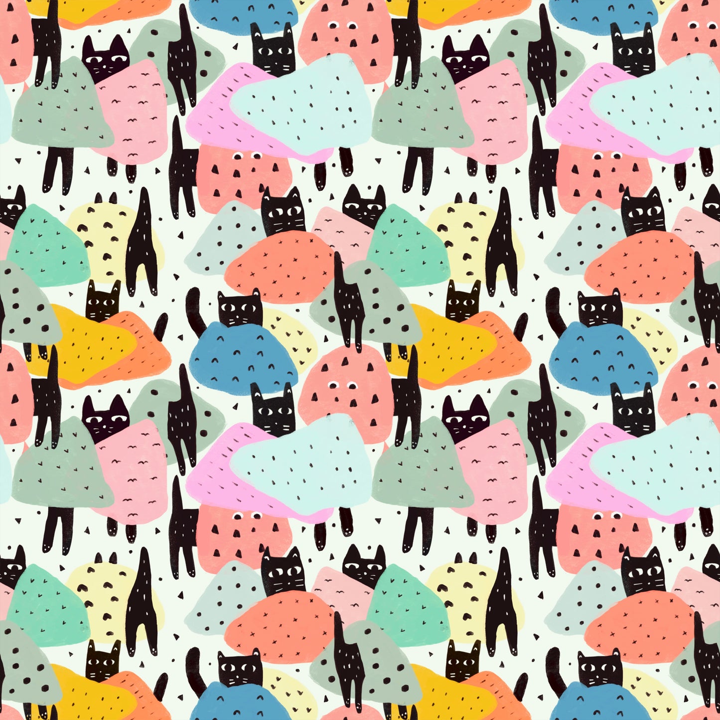 Fabric For Custom order Only - Cat Lovers