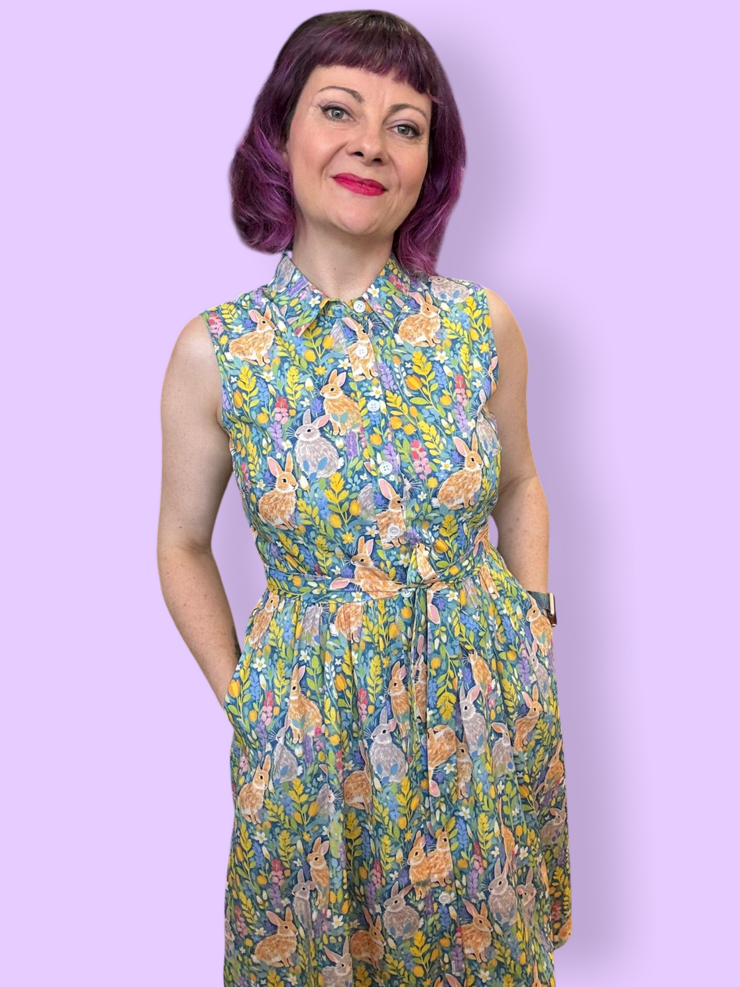 Great Adventure Dress - Bunny Meadow