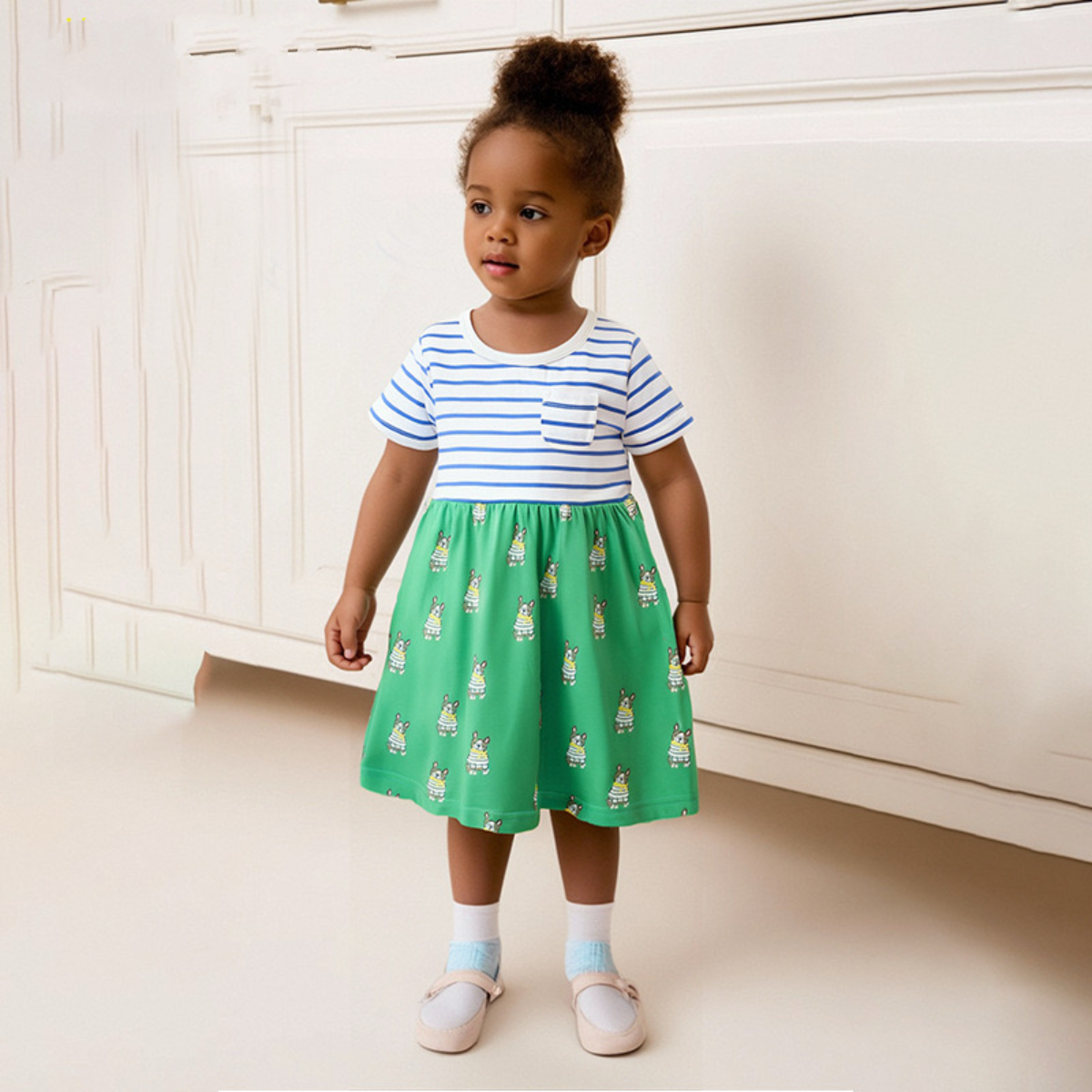 Frenchie Play Dress