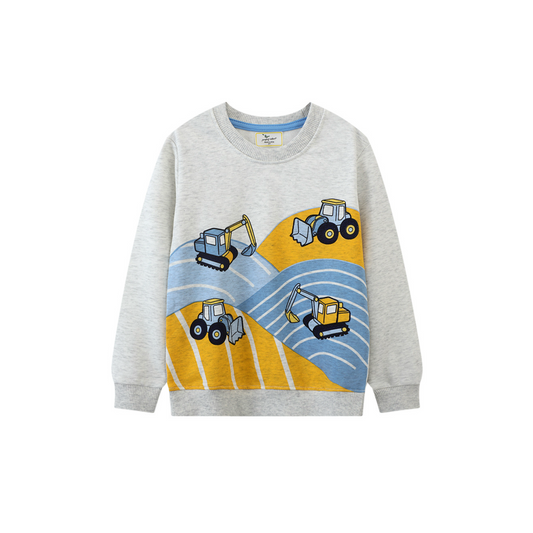 Excavatotr Kids Cotton Pullover
