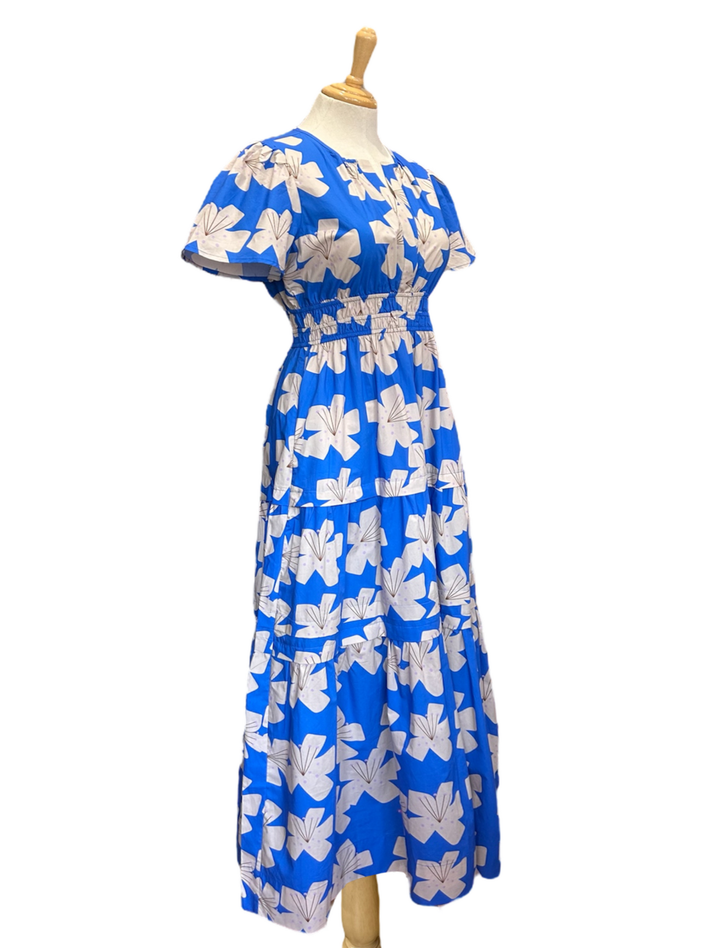 Hanna Dress - floral blue
