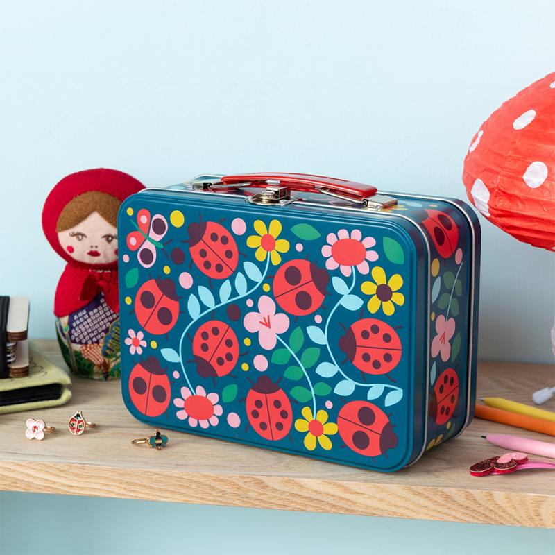 Rex London Tin Case - ladybird