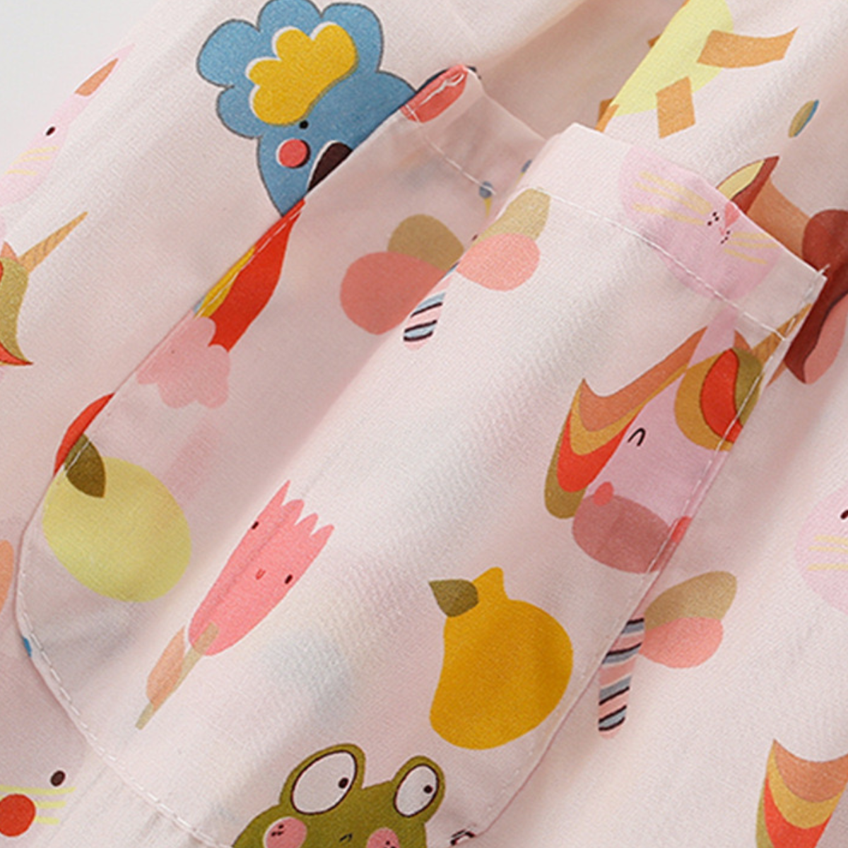 Animal and Rainbow Print Dress