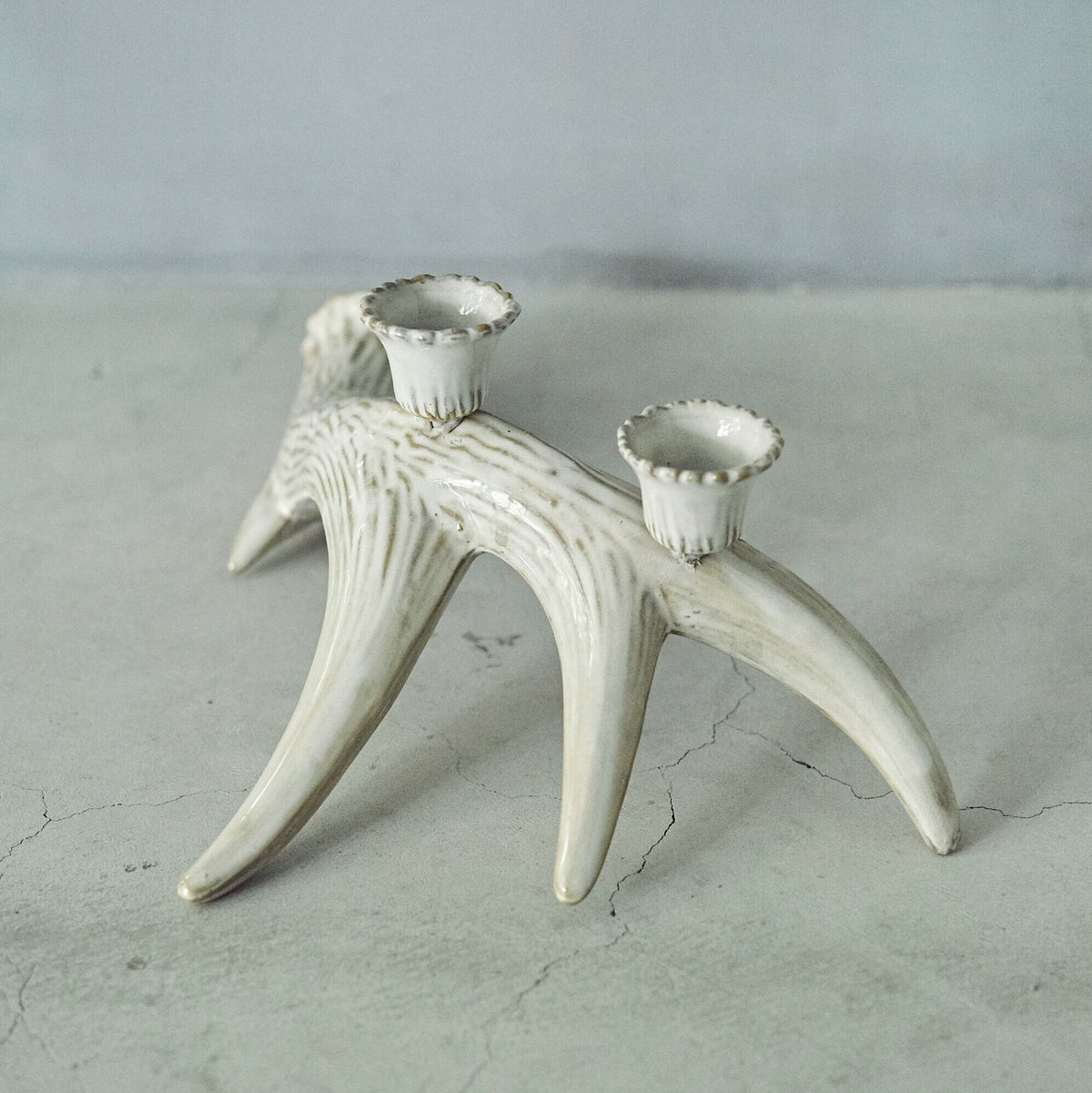Ceramic Deer Antler Candle holder