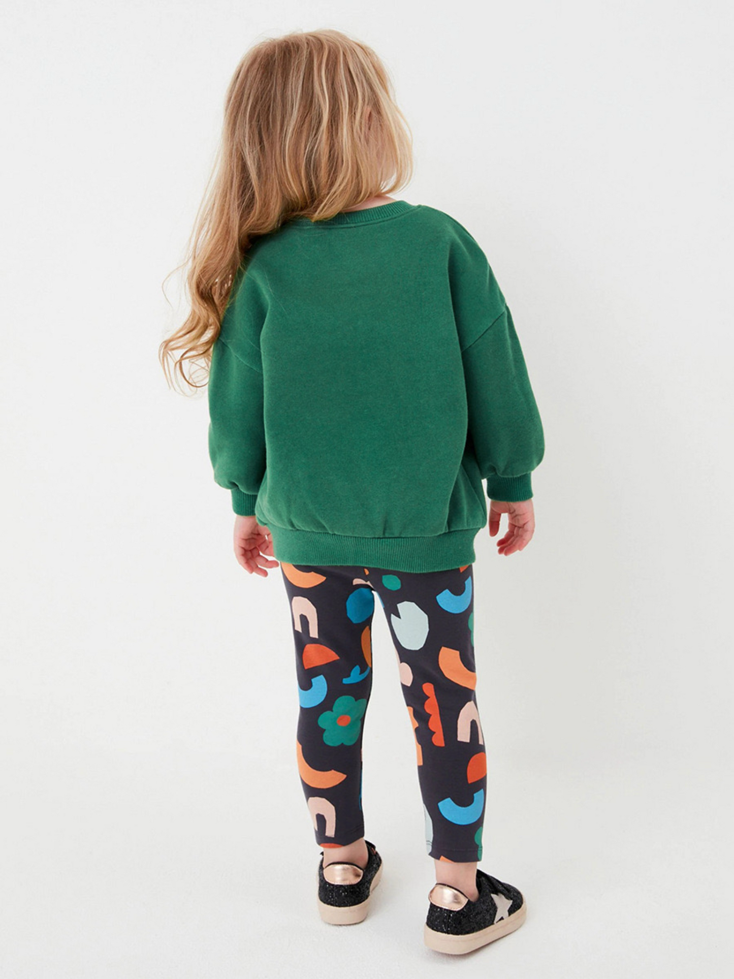 Daisy fleece pullover and Abstract floral Legging