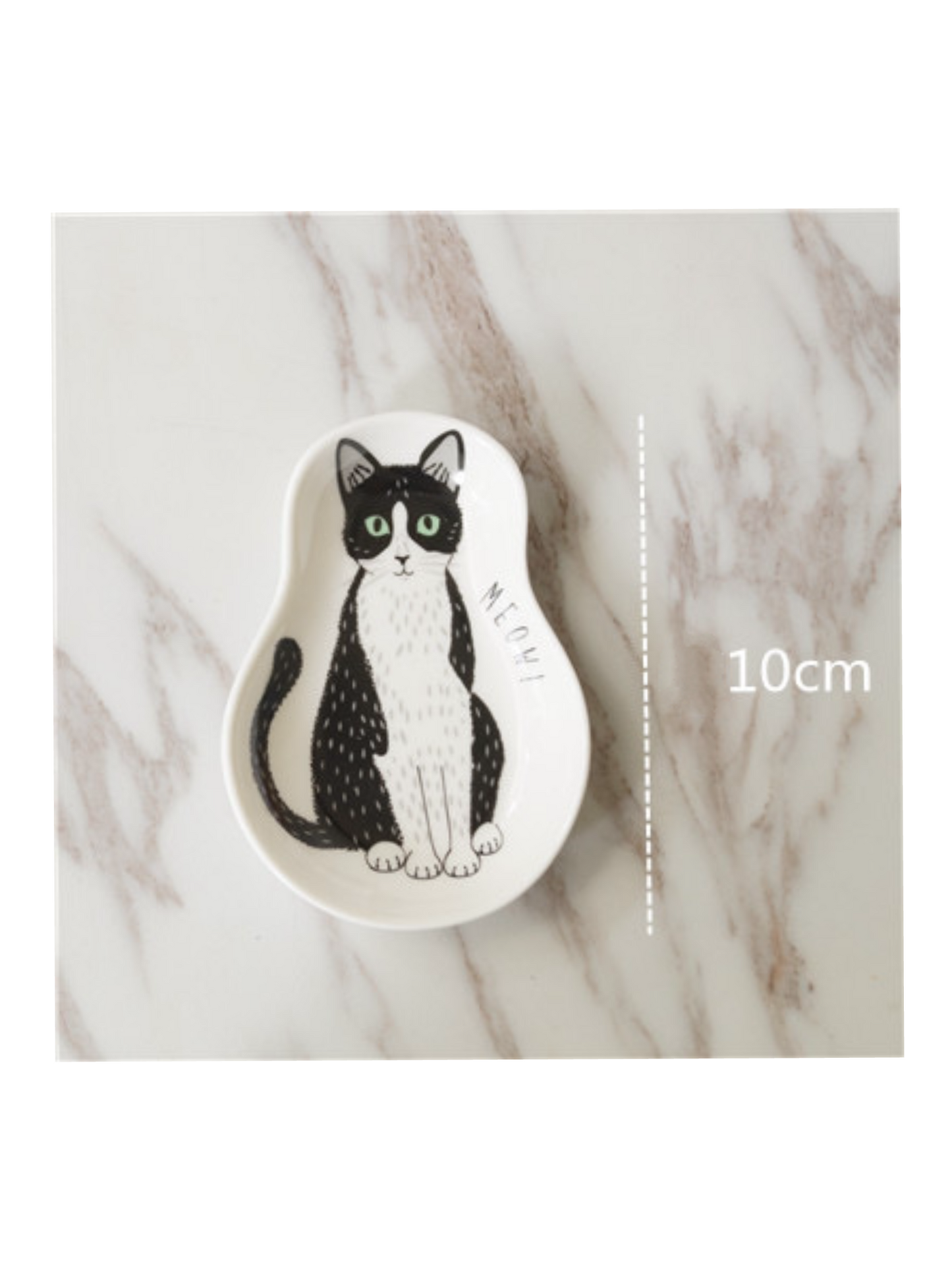 Ceramic jewellery dish - Cats