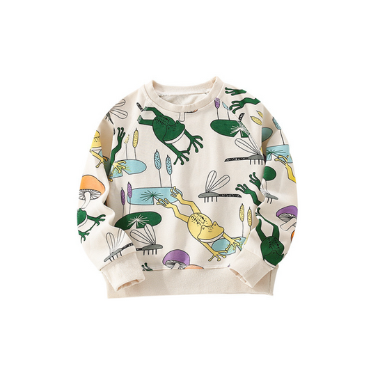 Frog in the pond Kids pullover