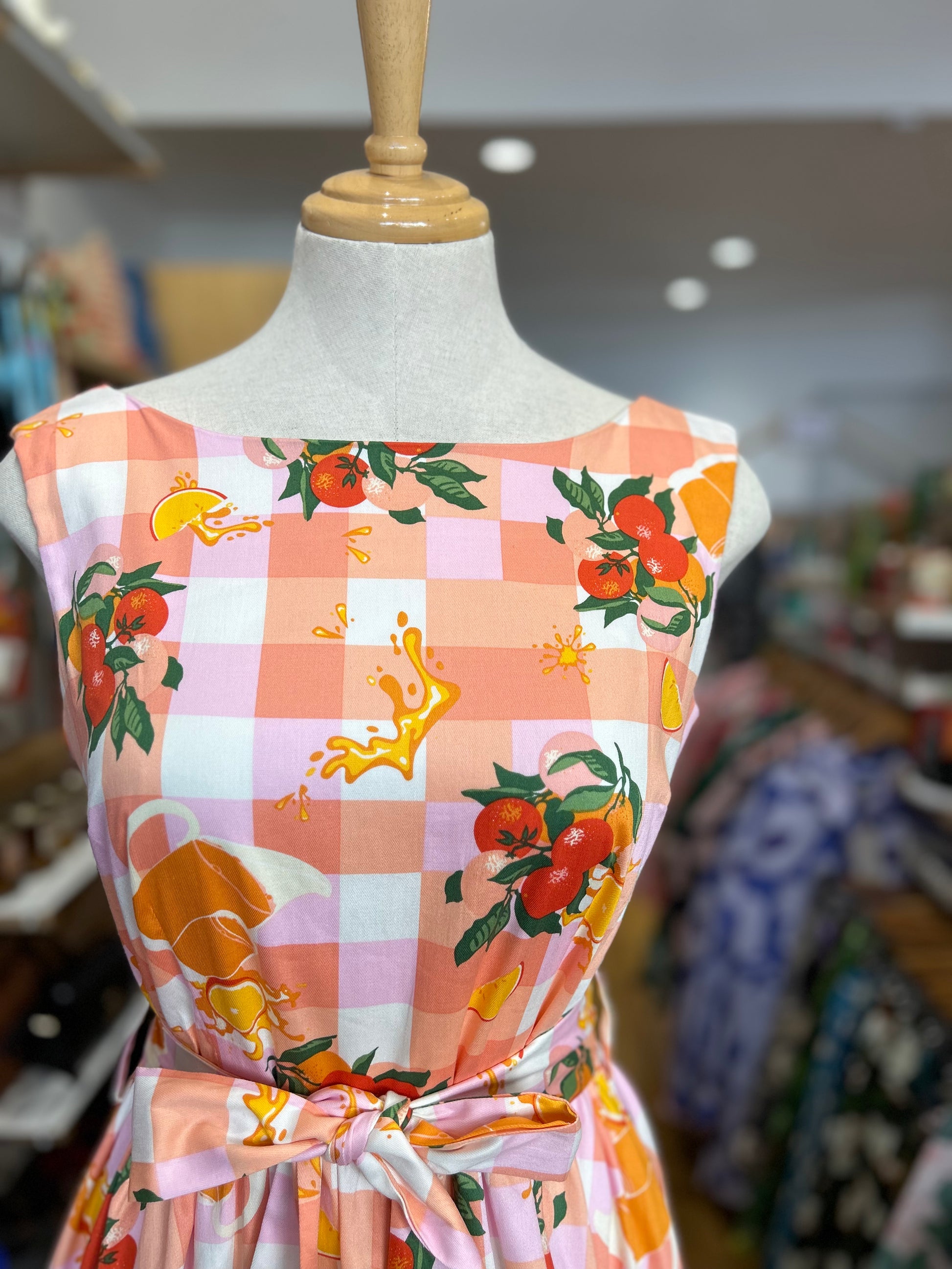 Orange spring dress hot sale