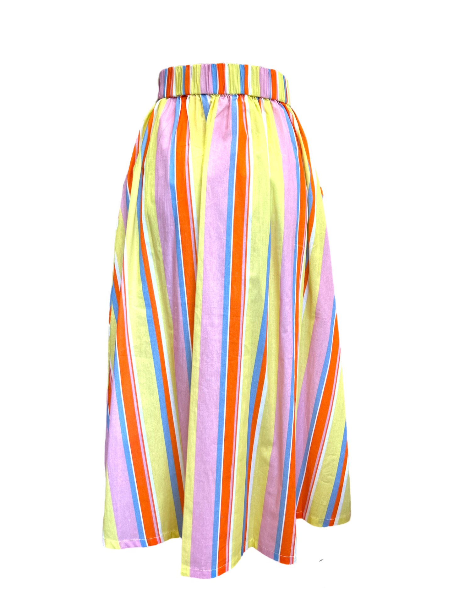 Ashley Skirt- multi stripes