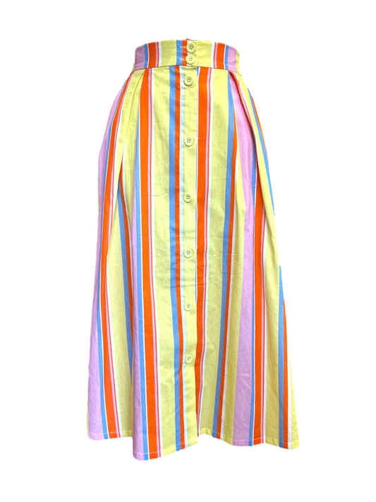 Ashley Skirt- multi stripes