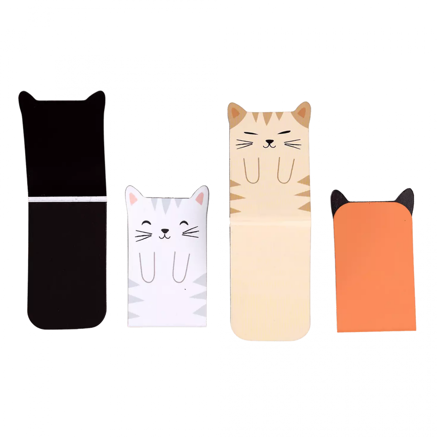 Magnetic Cat Bookmarks (set Of 4)