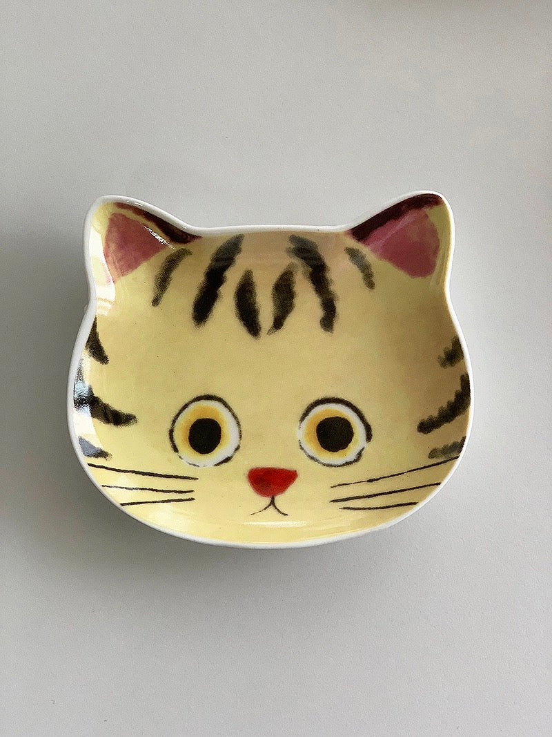 Ceramic jewellery dish - Cats