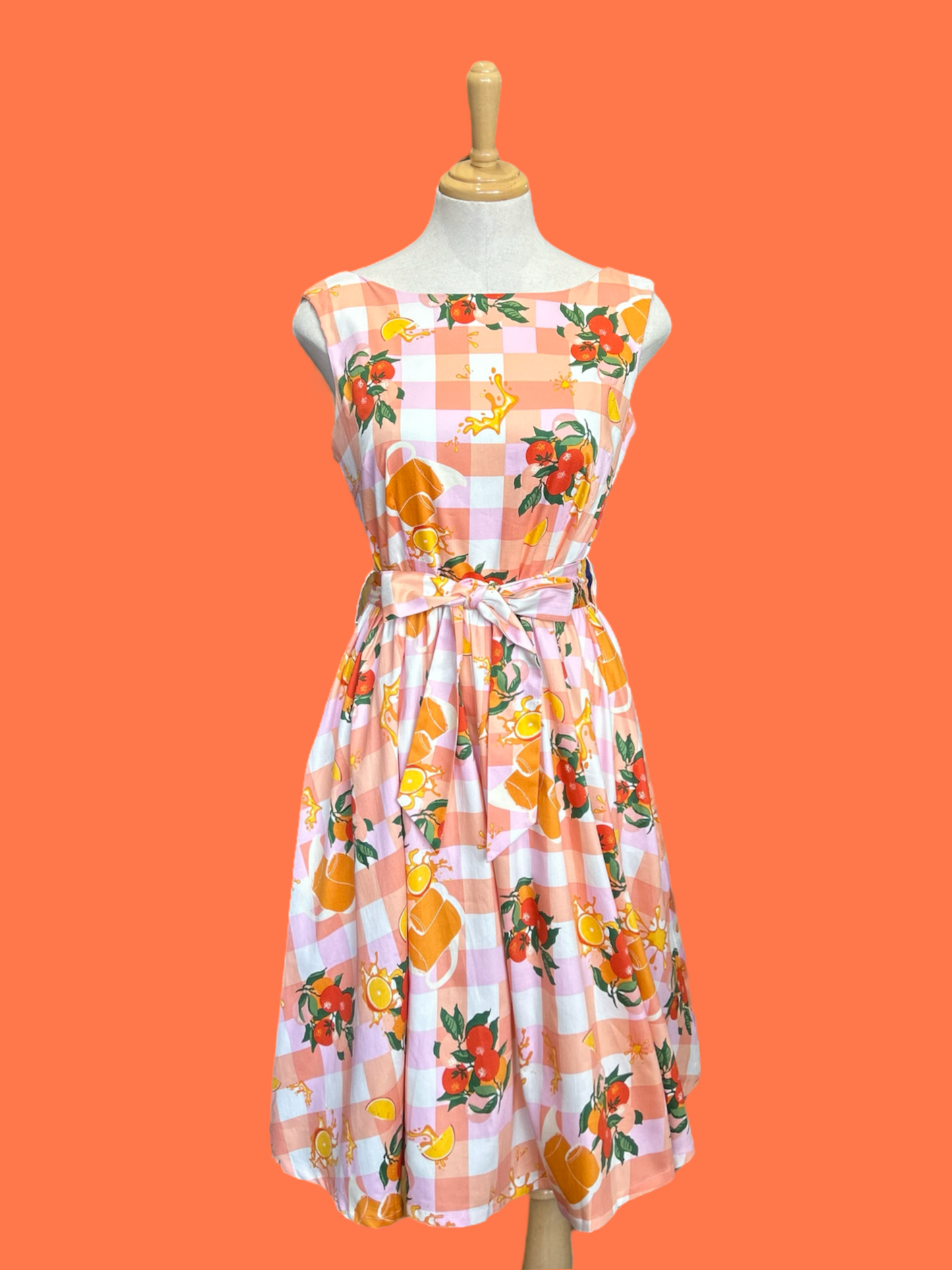 Spring Blooming Dress - Orange Juice (Clearance Sale)