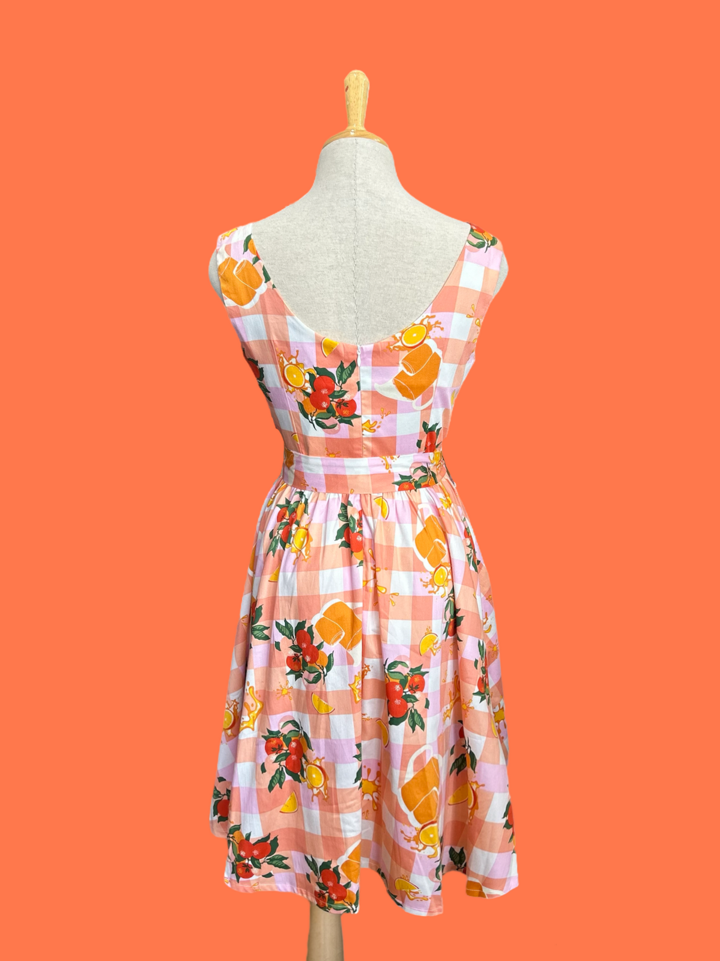 Spring Blooming Dress - Orange Juice (Clearance Sale)