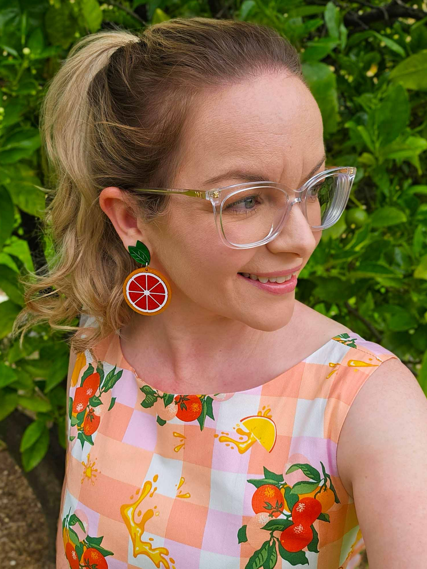 Spring Blooming Dress - Orange Juice (Clearance Sale)