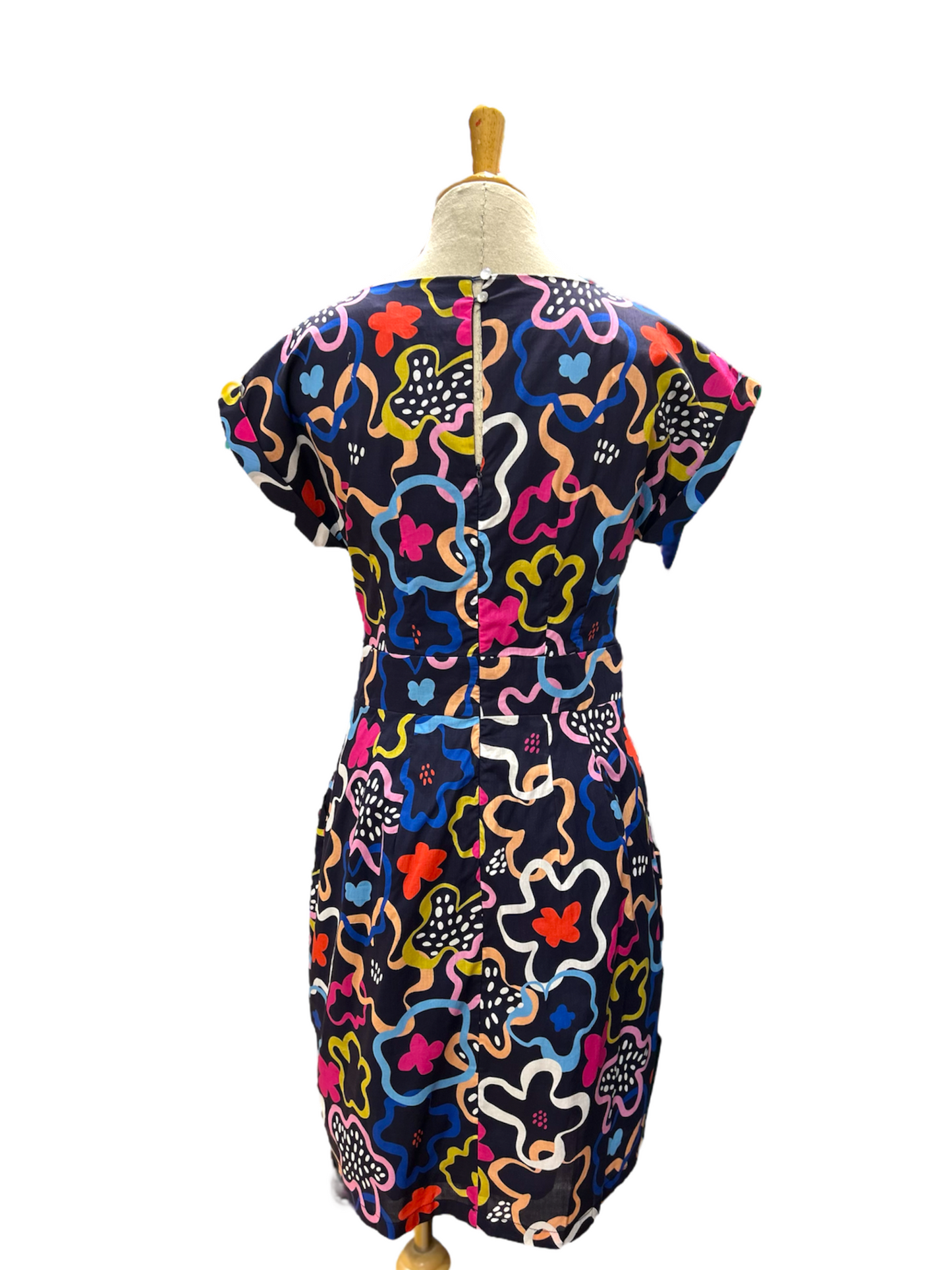 A Walk in the Park Dress - Abstract flower pattern