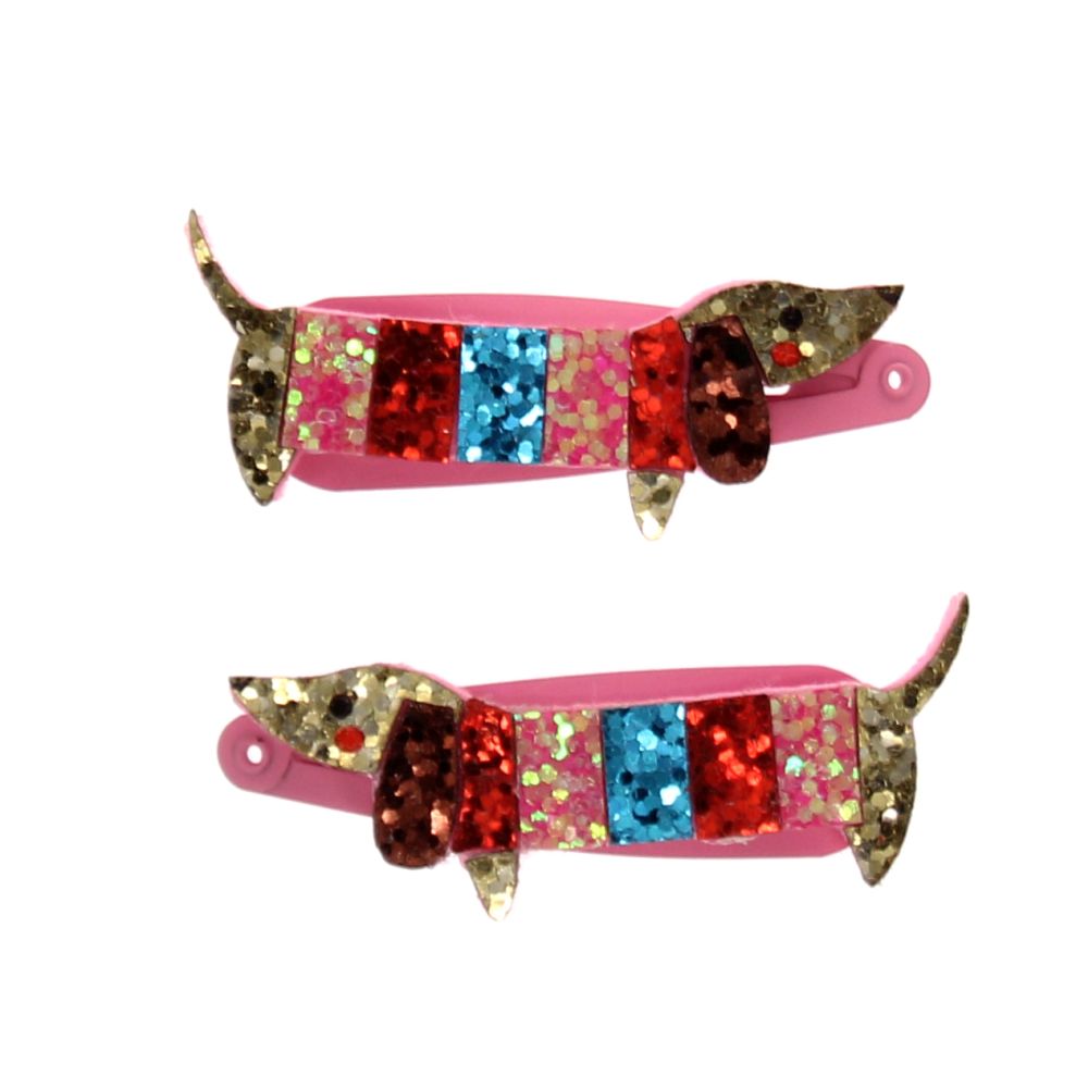 Rex London Hair Clips – Sausage Dog