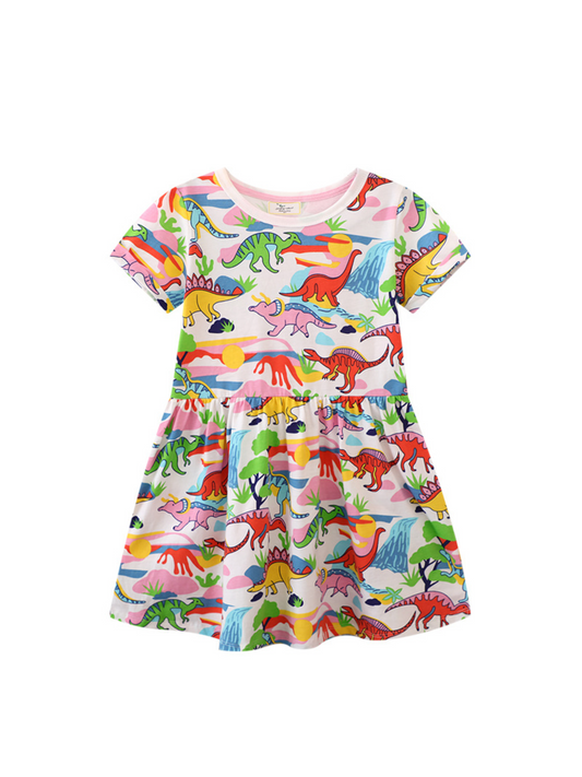 Retro Dinosaur Dress