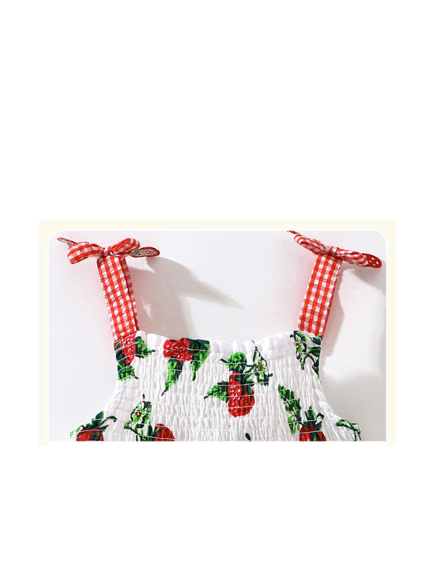 Strawberry Pinafore Dress