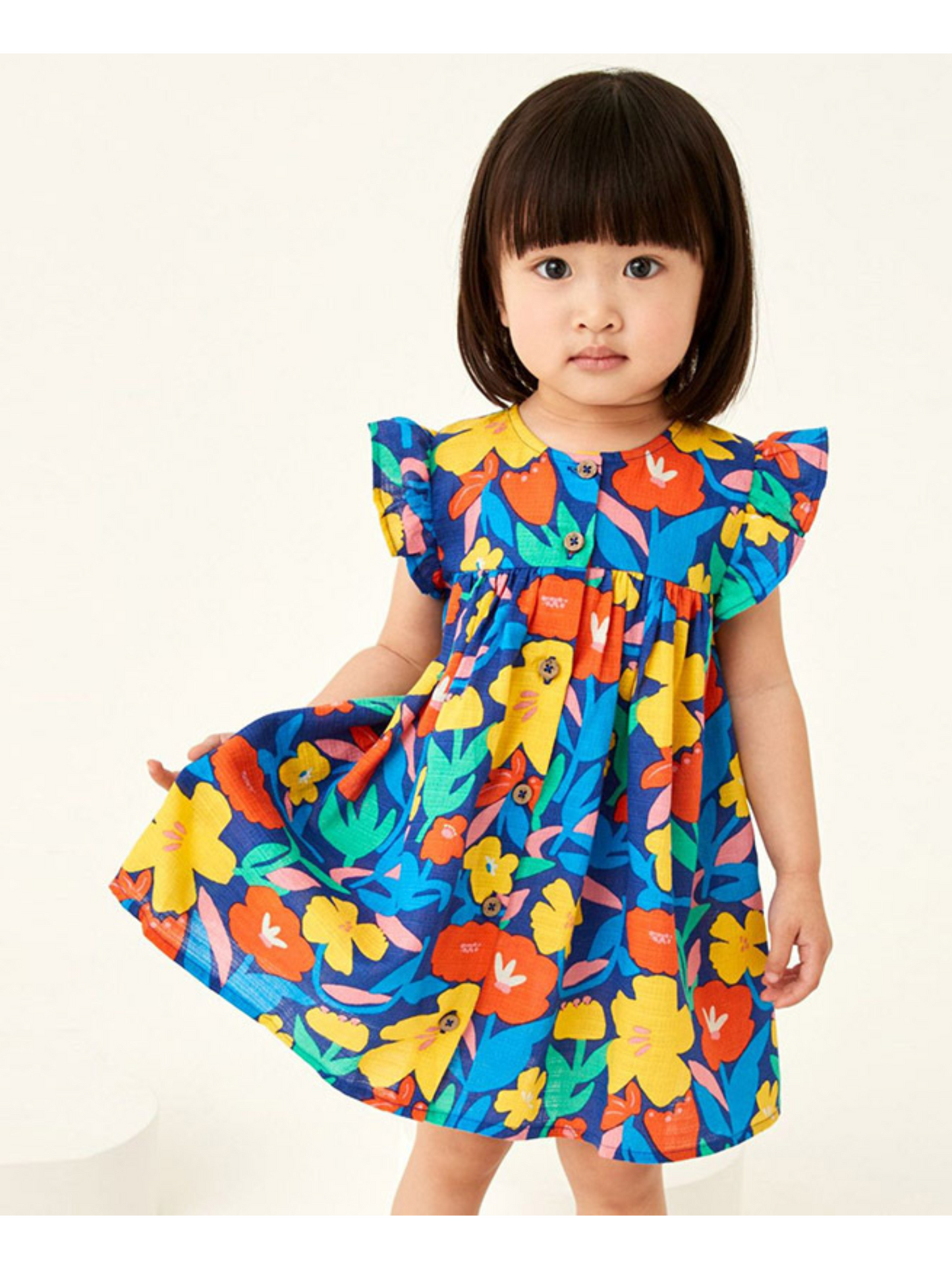 Bright Floral Dress Kids