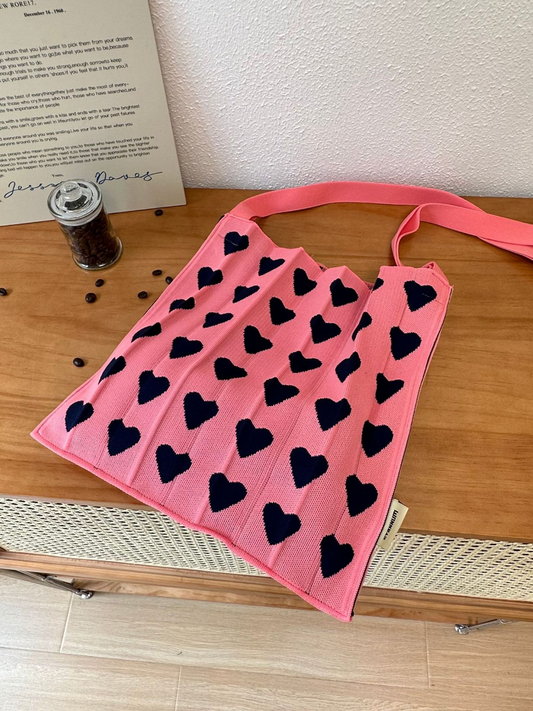 Handmade Knit tote bag