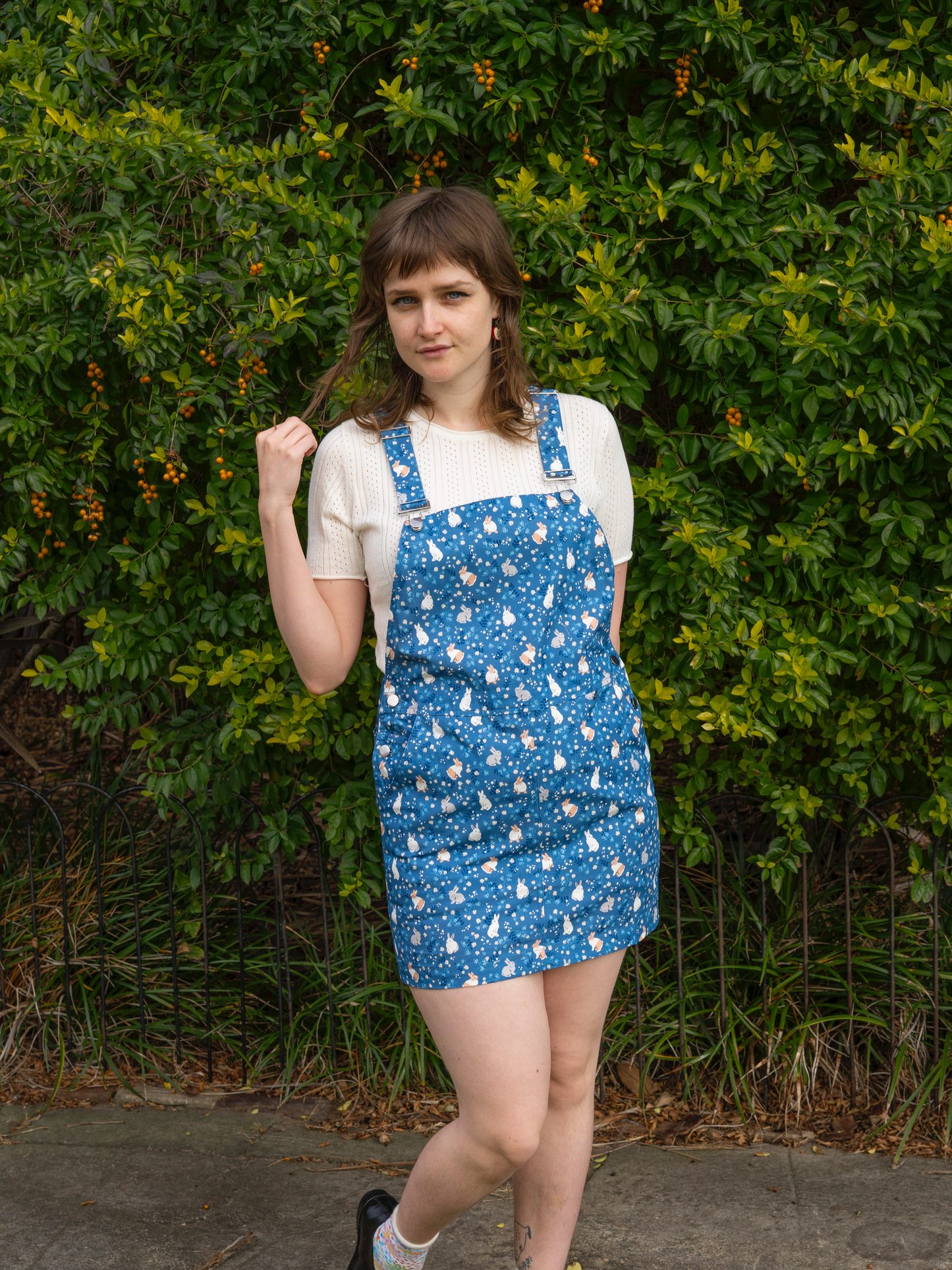 Emily Overall Dress - Bunny