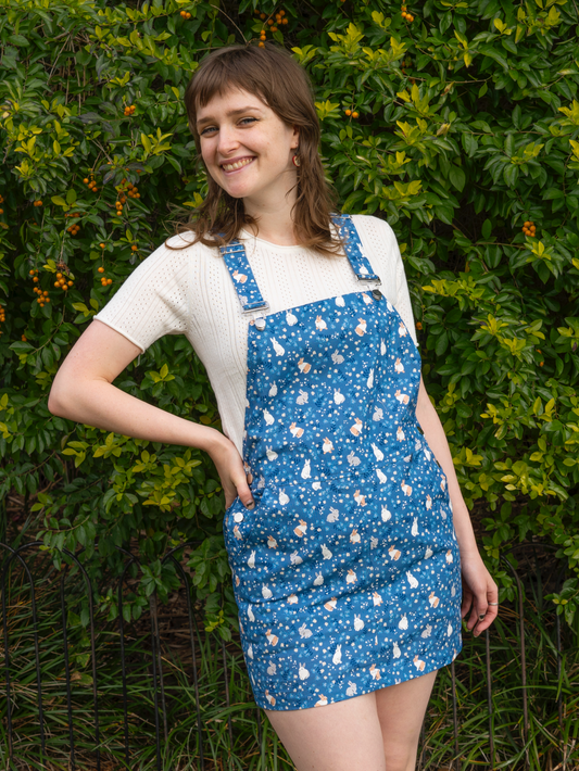 Emily Overall Dress - Bunny