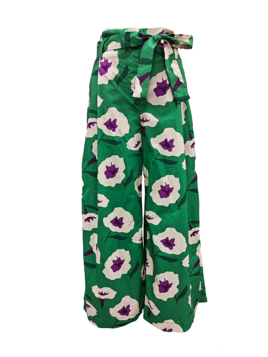 Zoey Pants - Floral Green