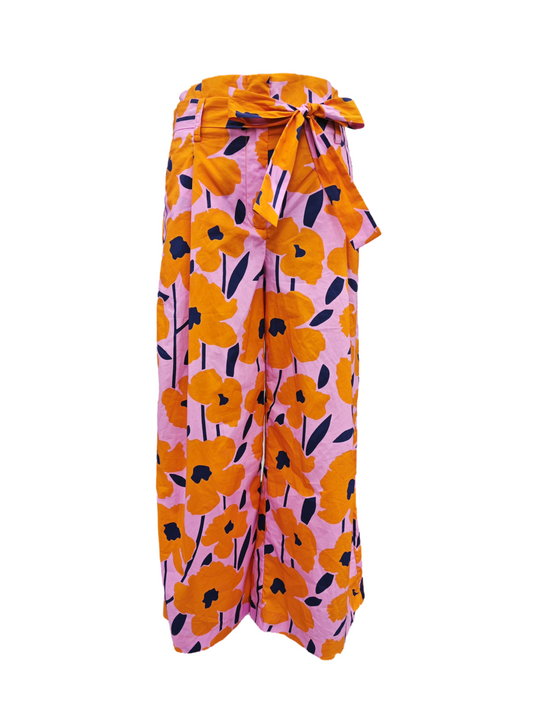 Zoey Pants - Floral Pink