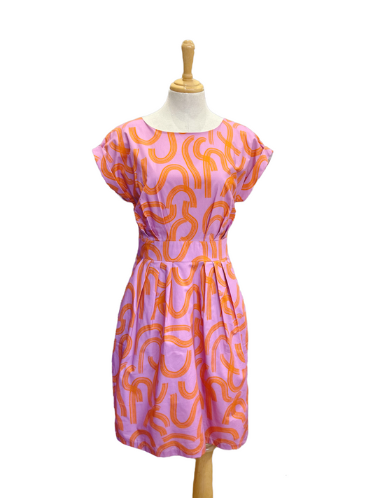 A Walk in the Park Dress - squiggles