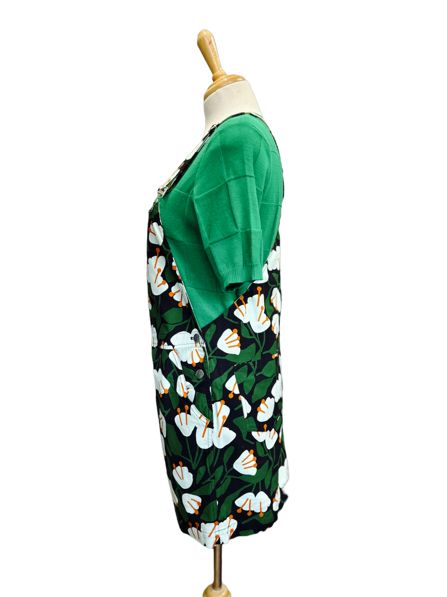 Emily Overall Dress - Floral (Clearance Sale)