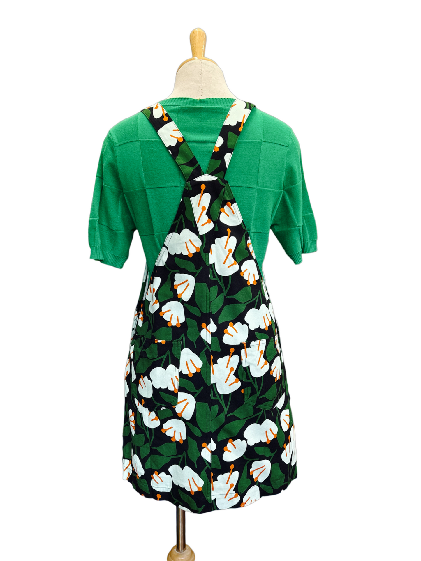 Emily Overall Dress - Floral (Clearance Sale)