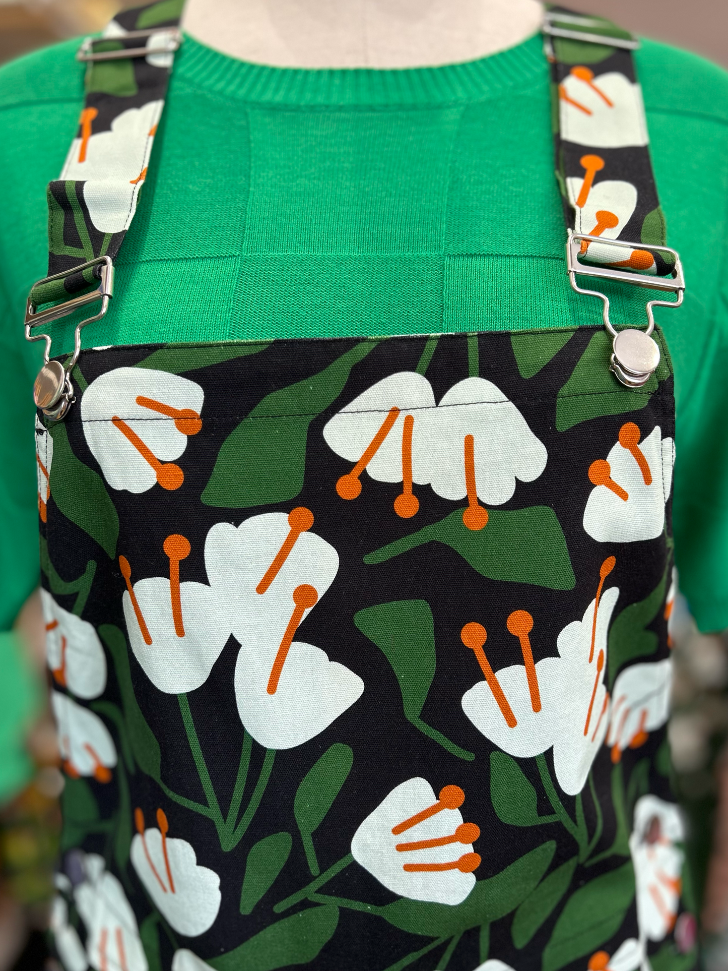 Emily Overall Dress - Floral (Clearance Sale)
