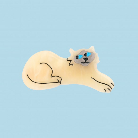 Coucou Suzette Siamese Cat hair clip