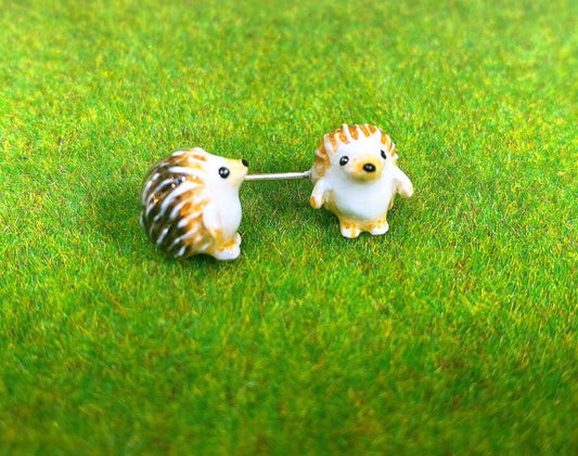 Handmade Hedgehog Earrings